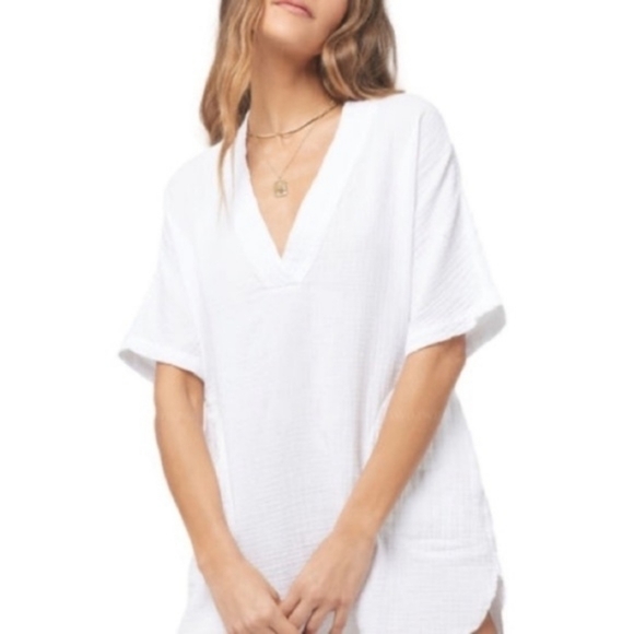 L*SPACE Bayside Tunic White - Picture 4 of 10